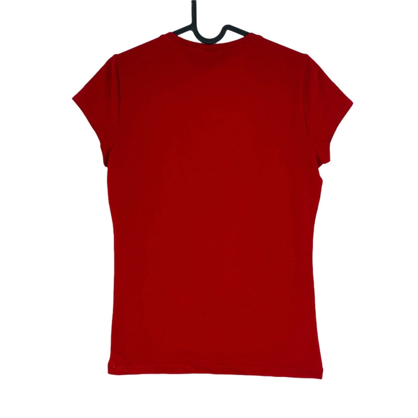 FASHION TARGETS BREAST CANCER Red Cotton Blend Round Neck T-Shirt Top Size L