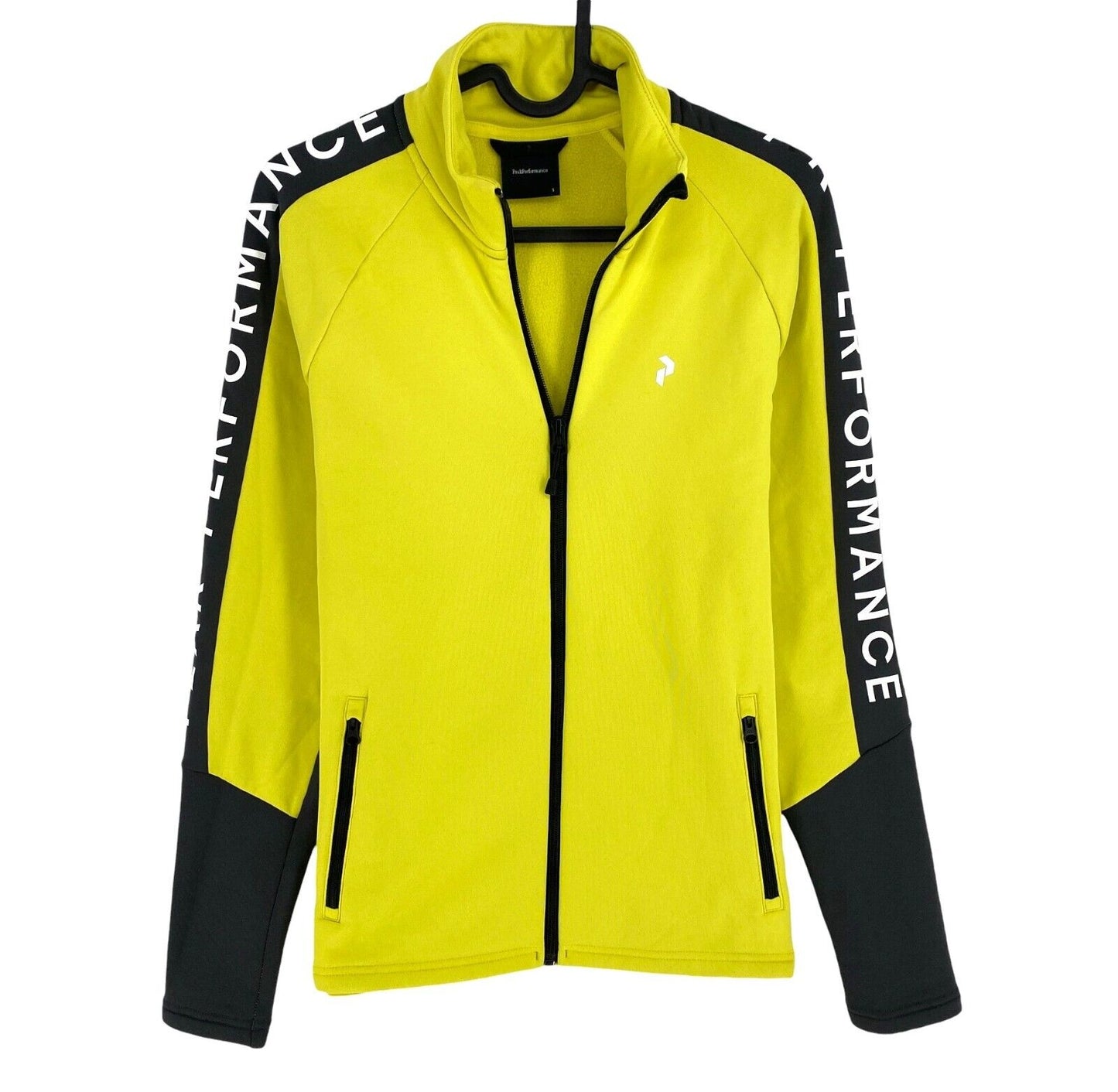 Peak Performance Women Yellow Rider Full Zip Jacket Size S