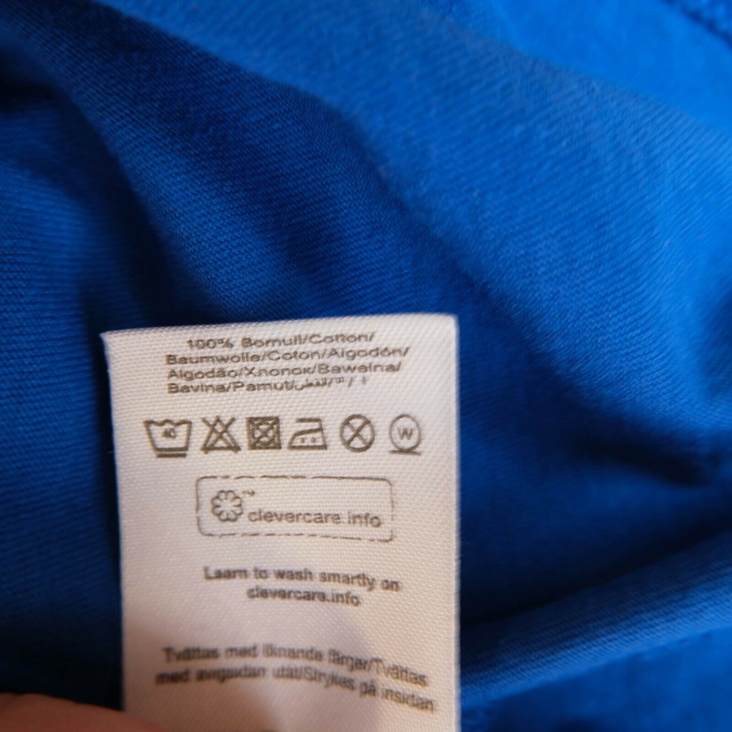 Peak Performance T-Shirt mit Rundhalsausschnitt, Blau, Größe S