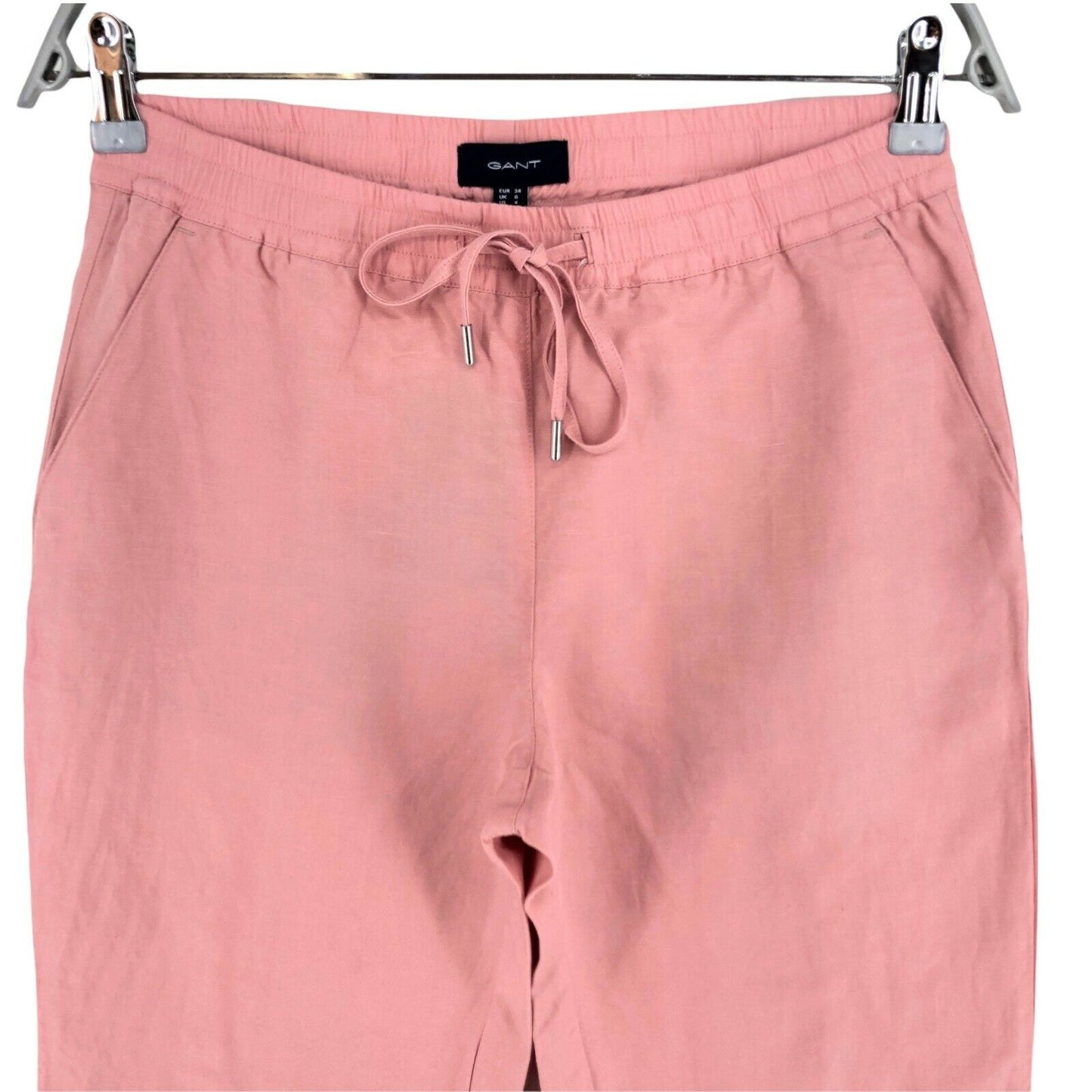 GANT Rosa Sommer Leinen Schlupfhose Hose Größe EU 34 UK 6 US 4