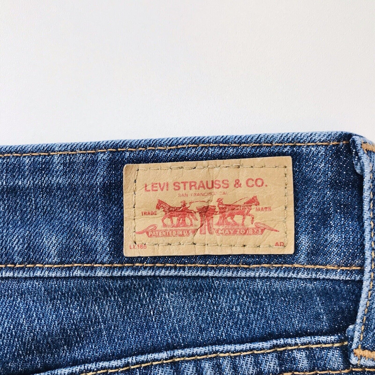 vintage Levi’s 531 Femmes Bleu Stretch Low Rise Skinny Fit Jeans 8 Long / W30 L34