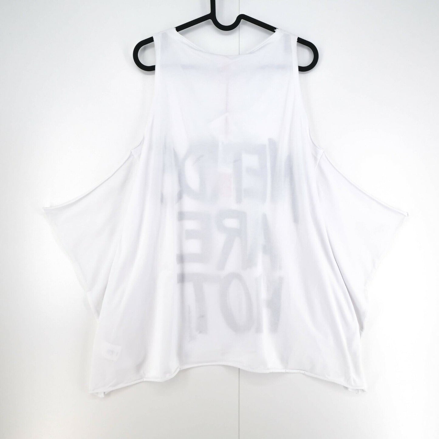 FIORUCCI White Sleeveless Top T Shirt Size S