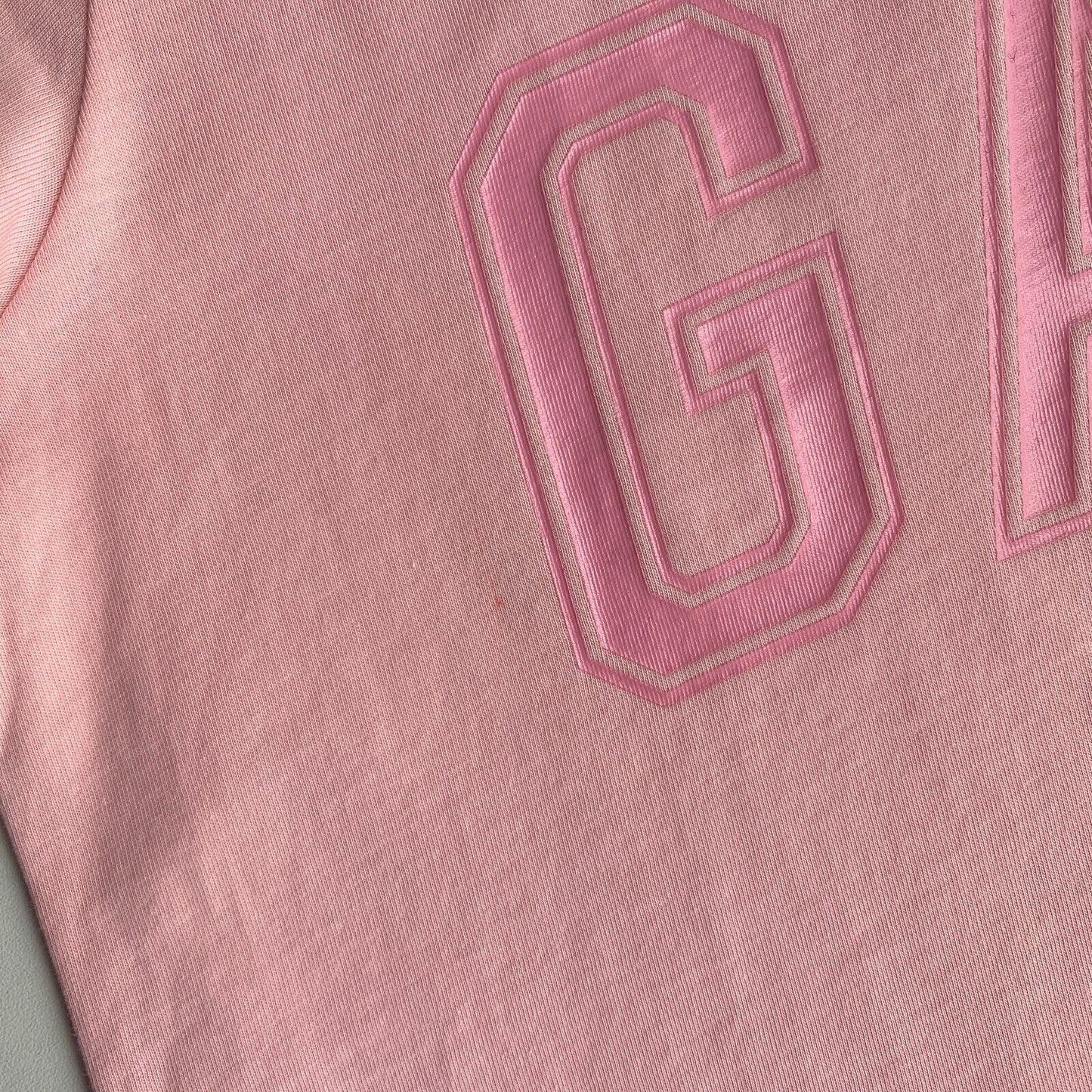 GANT Pink 1949 Logo Crew Neck T Shirt Size XS