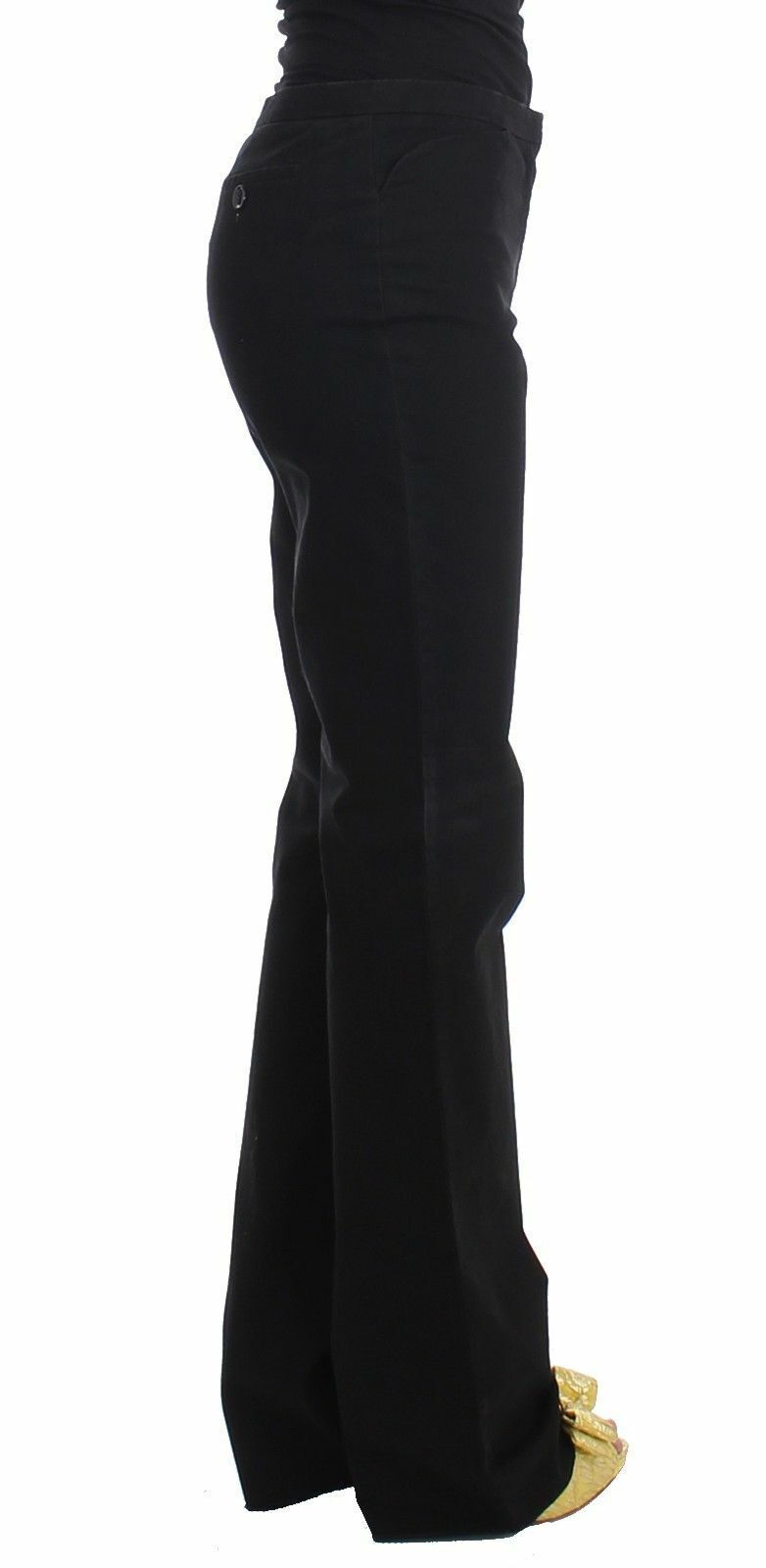 Just Cavalli RRP $200 Women‘s Straight Black Pants Chinos Trousers W24 IT 38