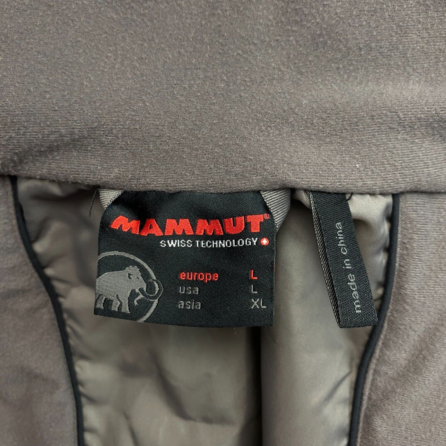 MAMMUT Men Black DRY TECH Hooded Jacket Coat Size L