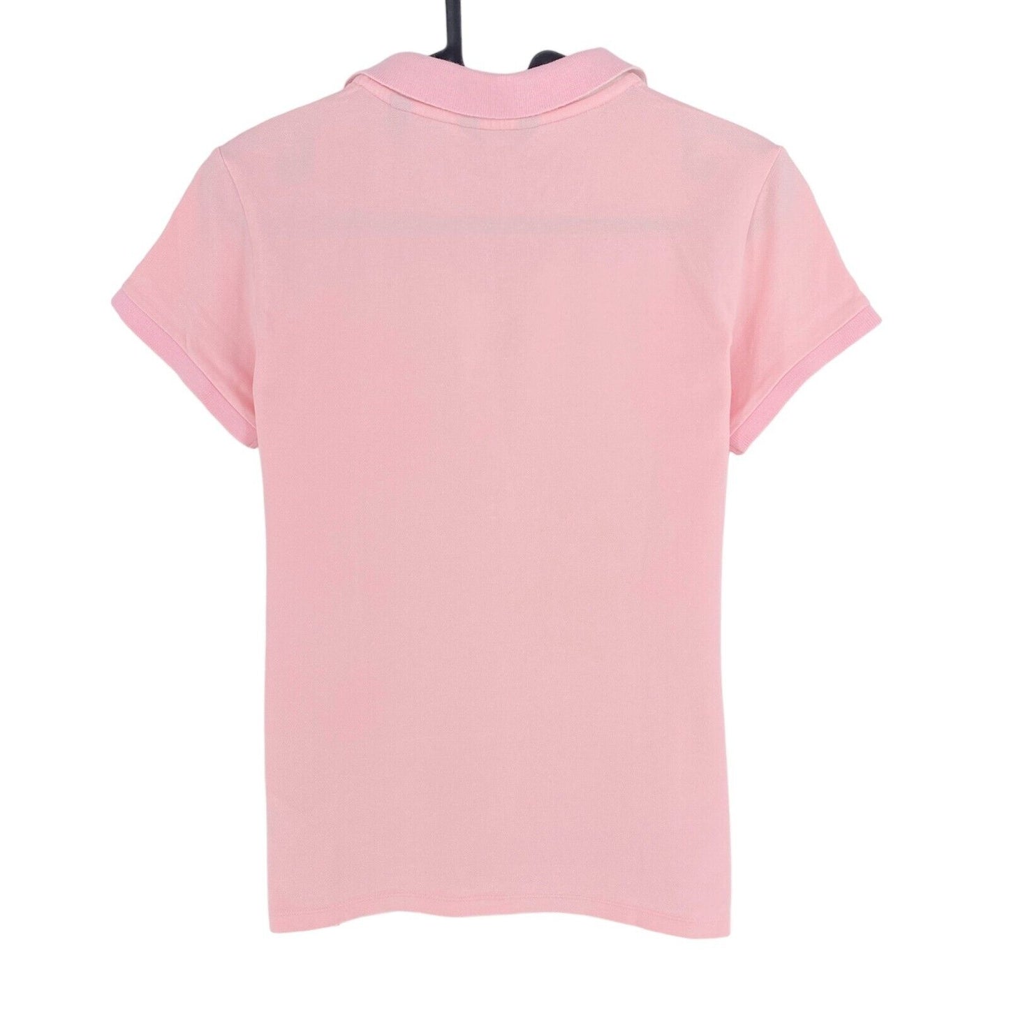 GANT Pink Contrast Logo Pique Polo Shirt Size S