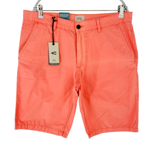 Camel Active Mens Pink Regular Fit Chino Shorts Size W35