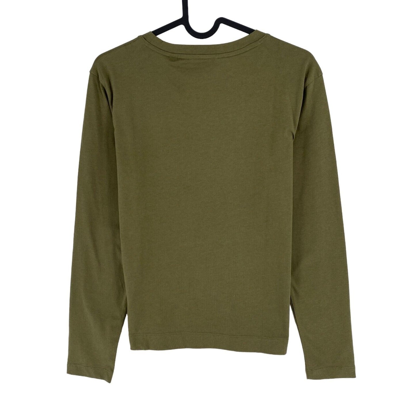 GANT Green Original Crew Neck Long Sleeves T Shirt Size S