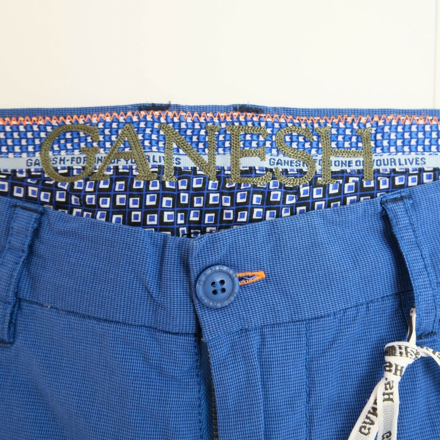 GANESH Blue Chino Pants Trousers Size 30 31 33