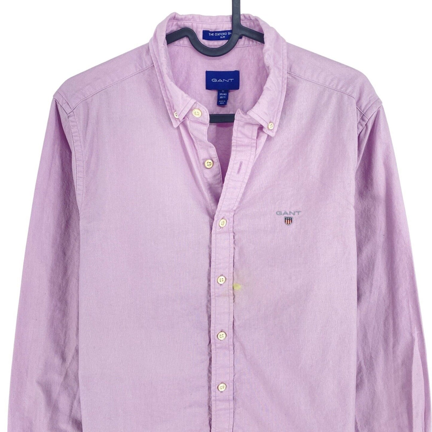 GANT Light Purple The Oxford Slim Fit Shirt Size M 39/40 15.75