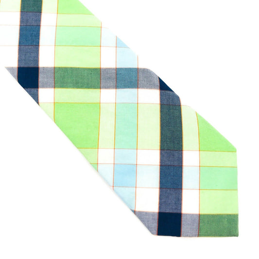 GANT Green Colourful 100% Cotton Tie Made In Italy