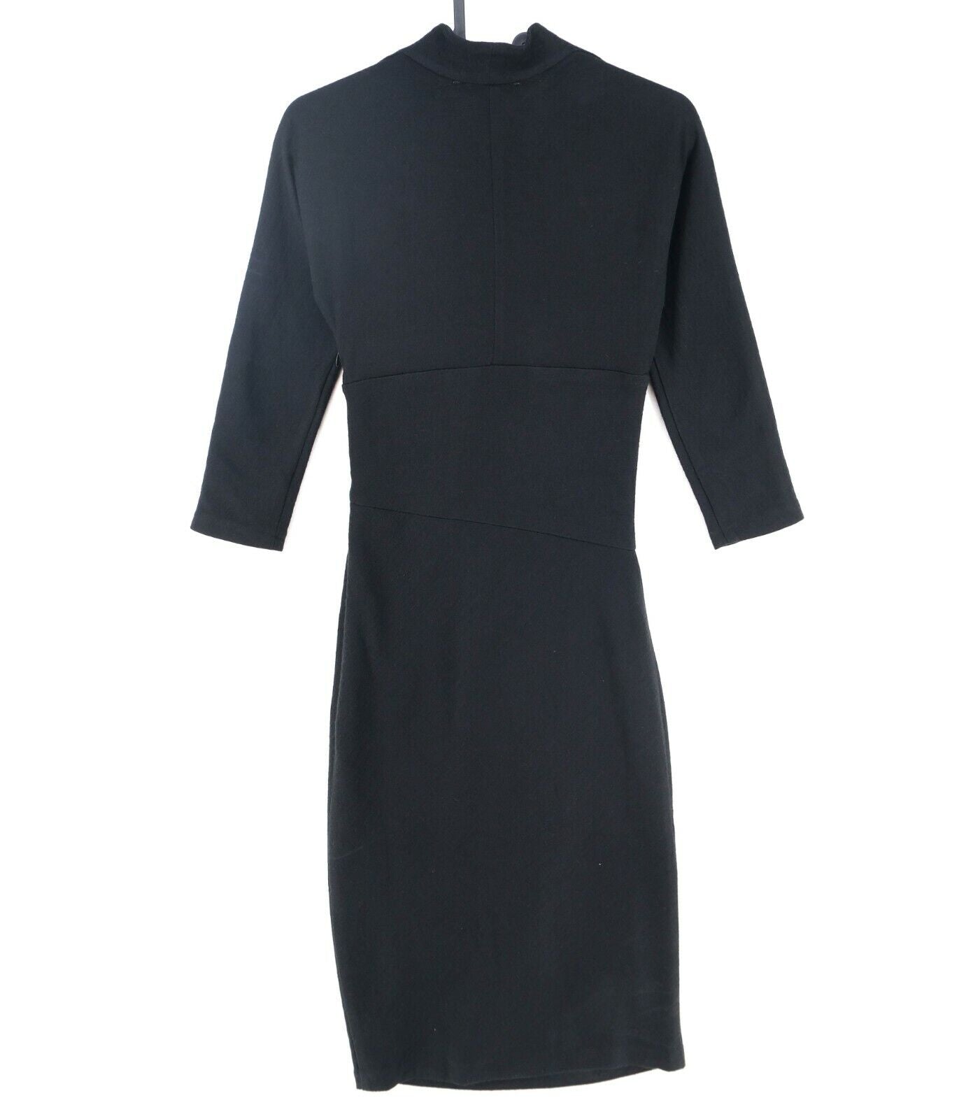 GANT Robe crayon longue noire à col en cœur Taille S