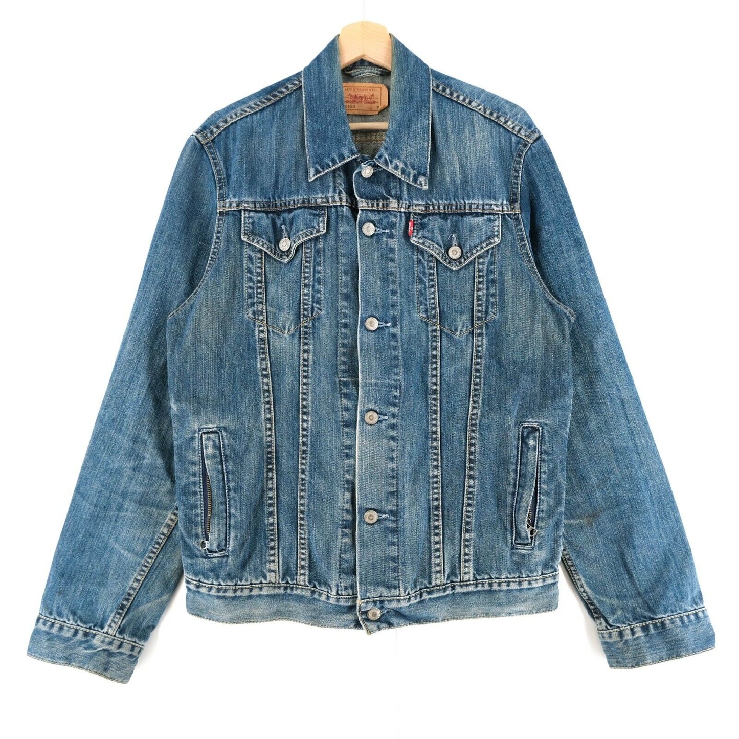 Levi’s 72550 Blue Vintage Denim Jeans Trucker Jacket Size M