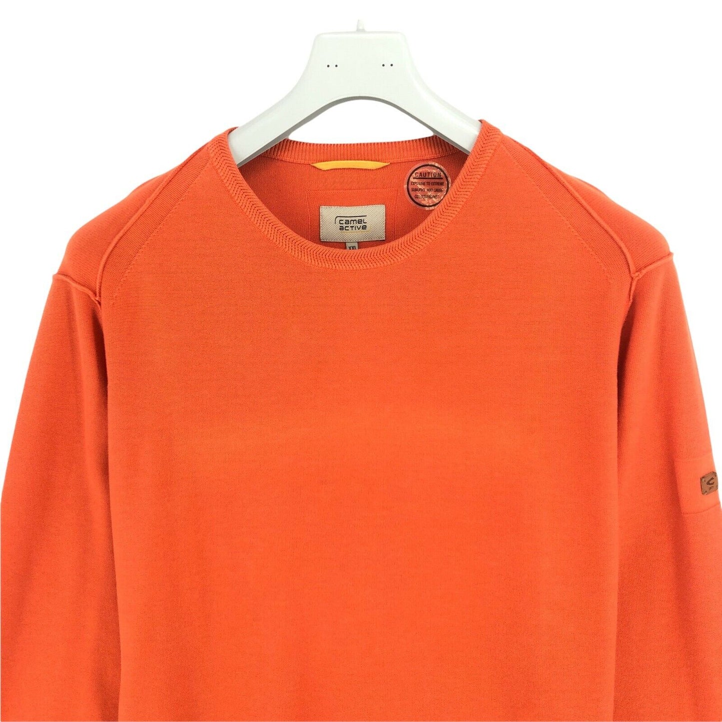 CAMEL ACTIVE Orange Crew Neck Sweater Jumper Size M XL 2XL