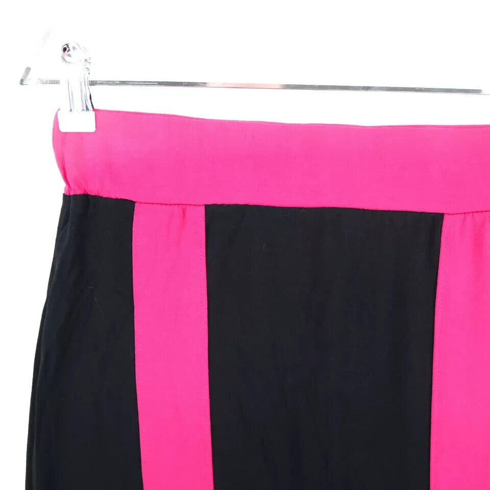 EVEN & ODD Black Pink Short Skirt Size M