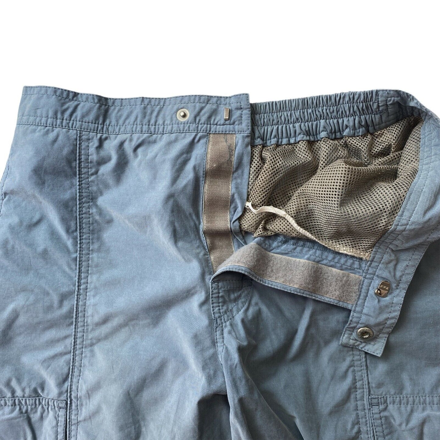 Vintage Levi's Blue Stretch Regular Fit Chino Cargo Shorts Size L W30