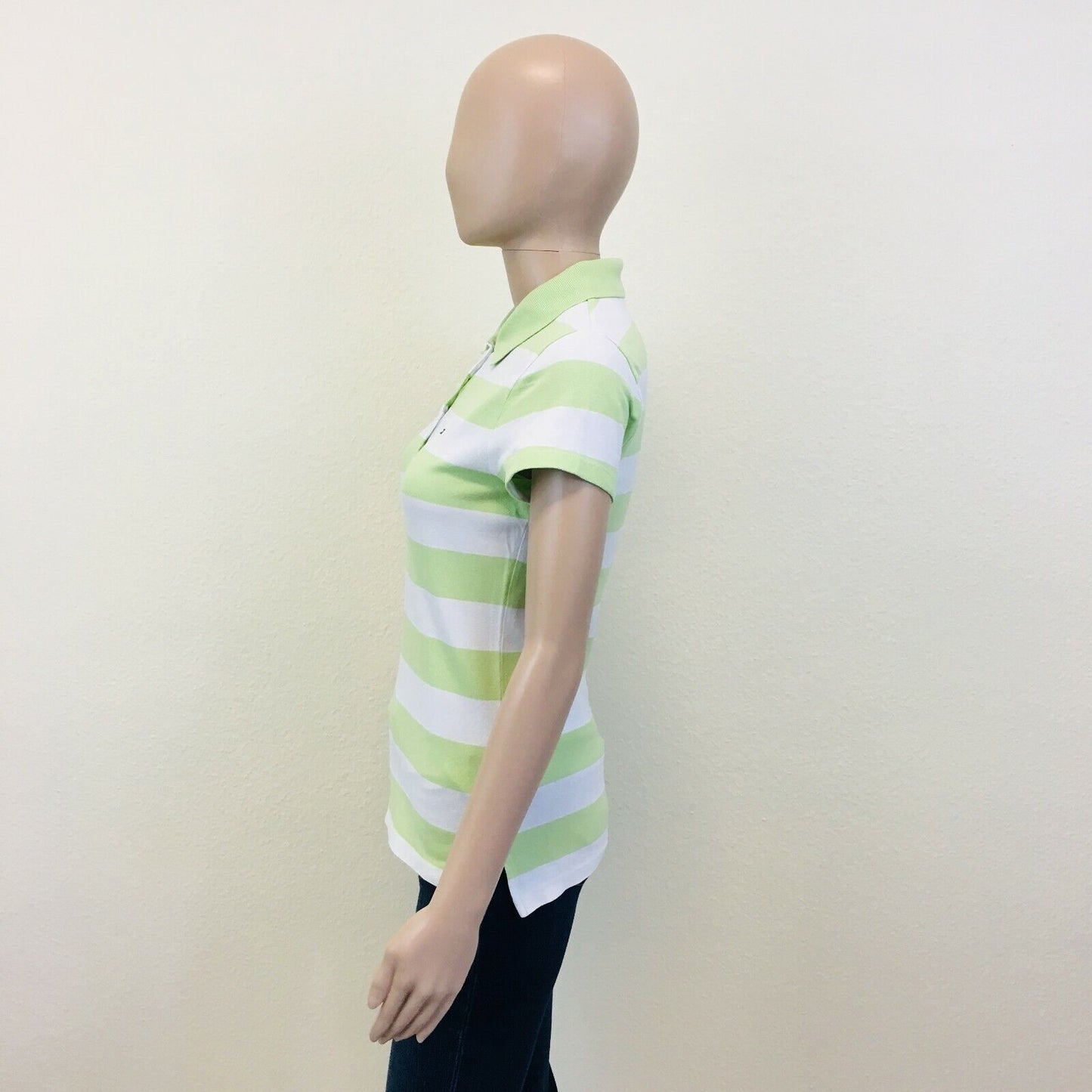 Tommy Hilfiger Green Slim Fit Polo Shirt Blouse Top Size S