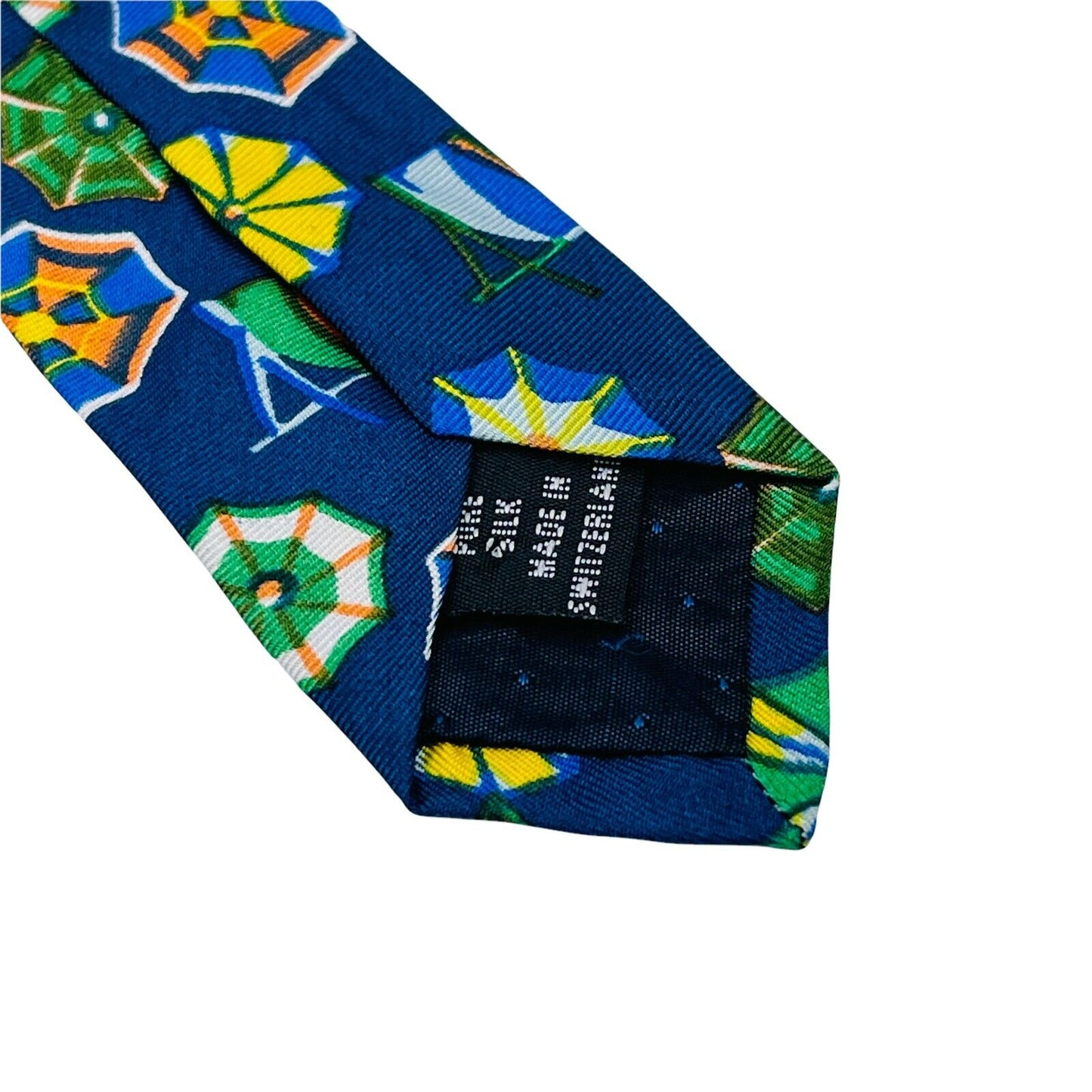 GANT Vintage Blue Ornamented 100% Silk Hand Made Tie