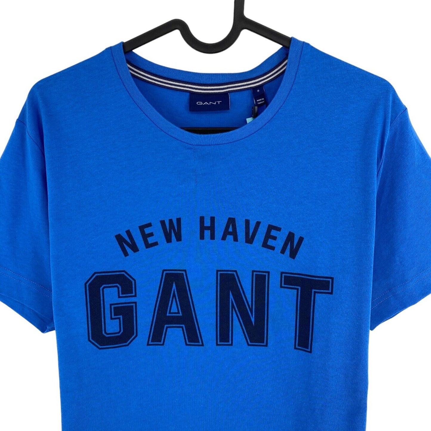 GANT Blue Logo Crew Neck T Shirt Size S