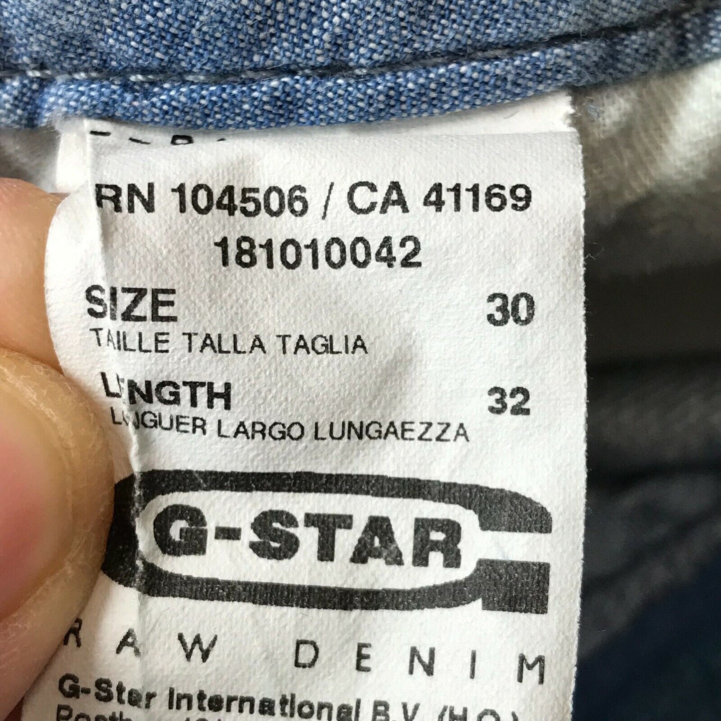 G-STAR RAW MELT GS Women Blue Regular Tapered Fit Jeans Size W30 L32