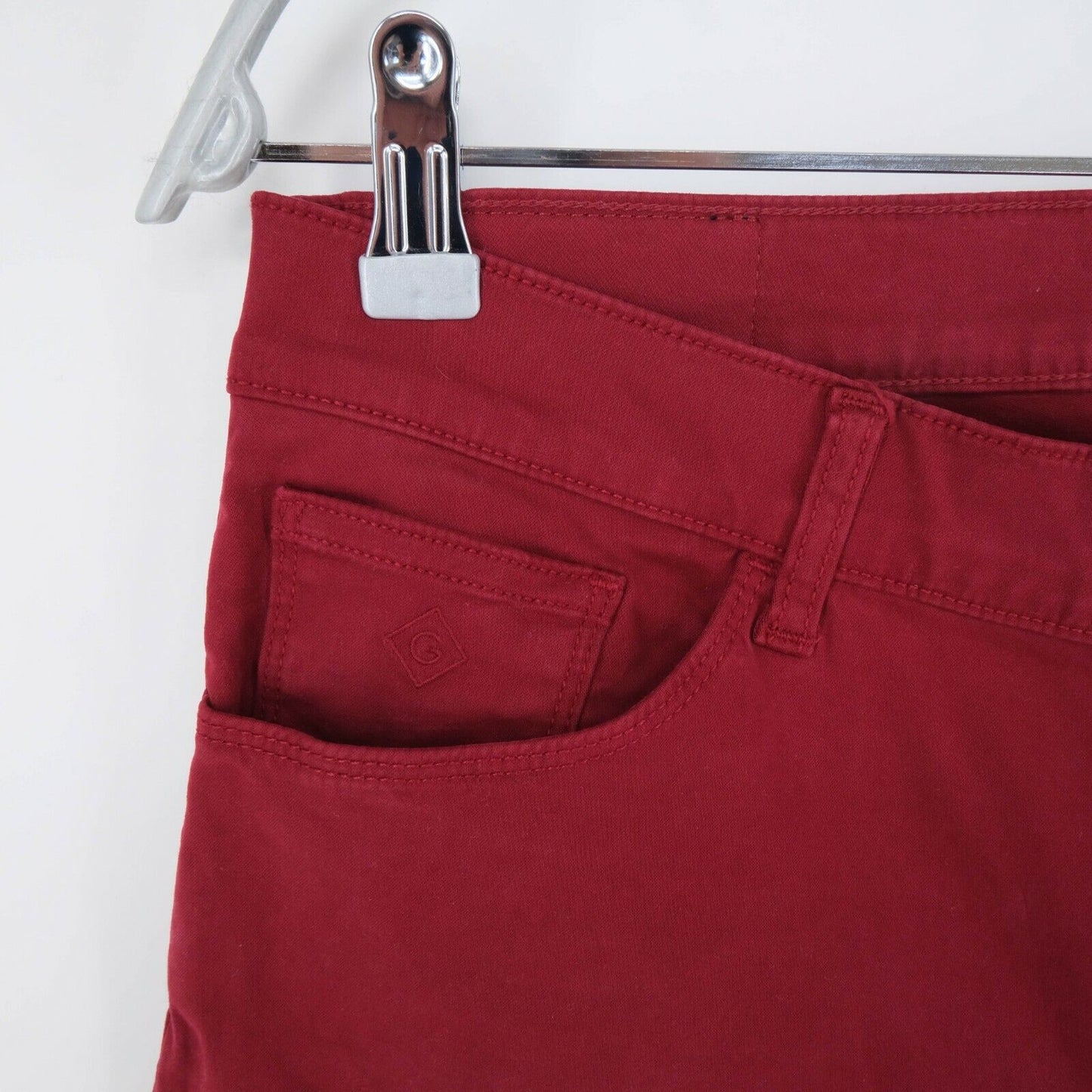 GANT Red Skinny Satin Jeans Size W31 L32