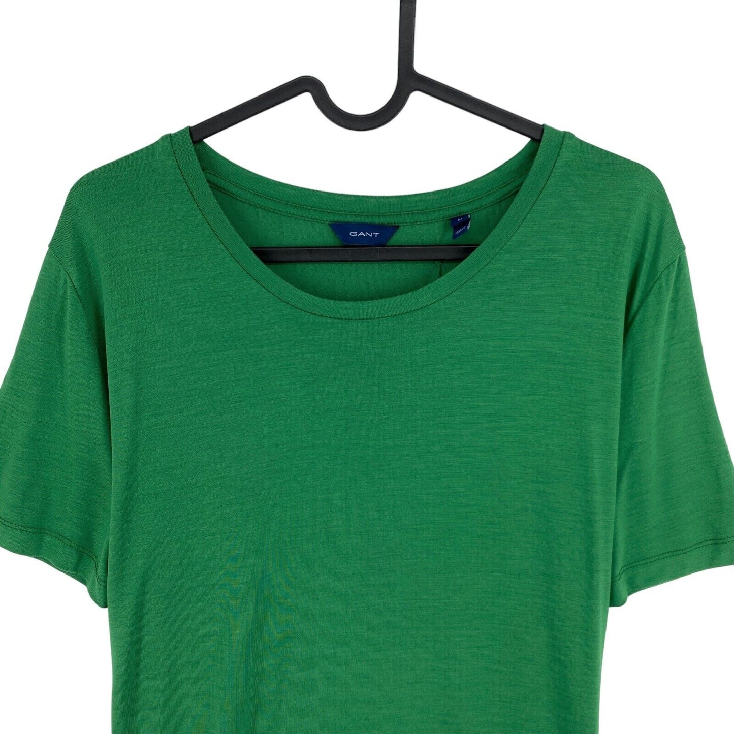 GANT T-shirt léger à col rond drapé vert foncé taille M