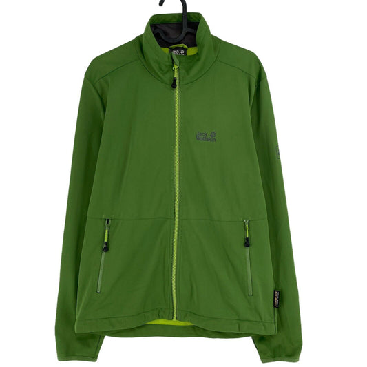 Jack Wolfskin Stormlock Hyproof Softshell Green Jacket Size S