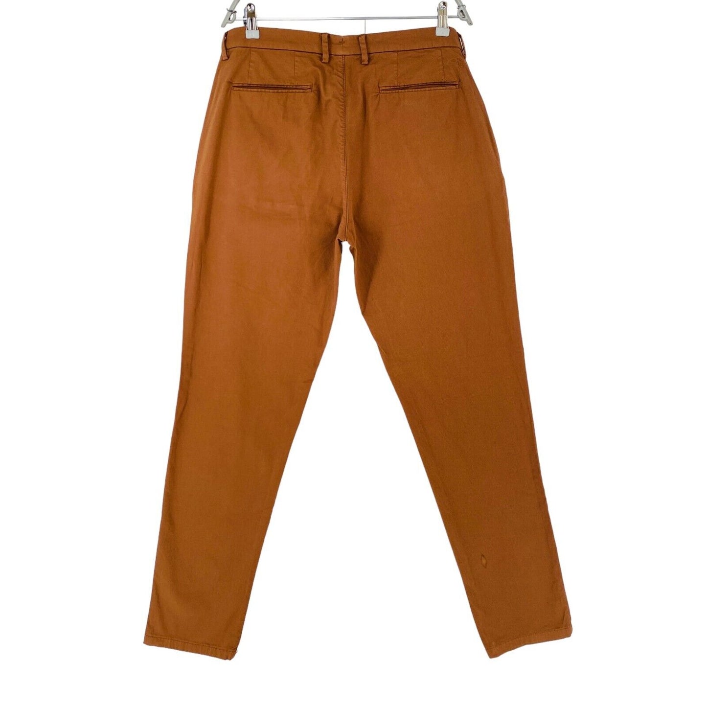 TRUSSARDI Mens Brown Skinny Fit Chino Trousers EUR 54 W36