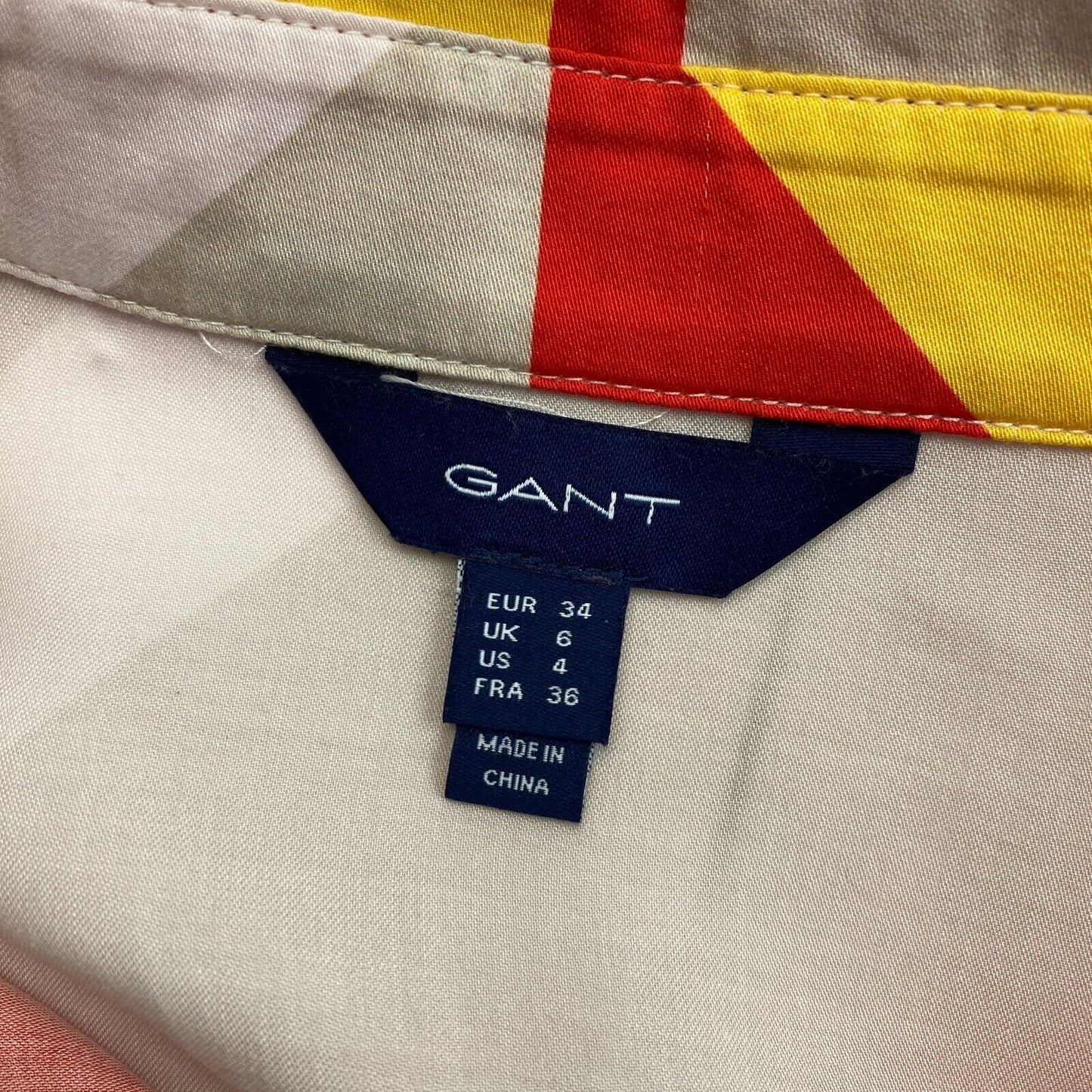 GANT Colored Icon G Shirt Size EU 34 UK 6 US 4