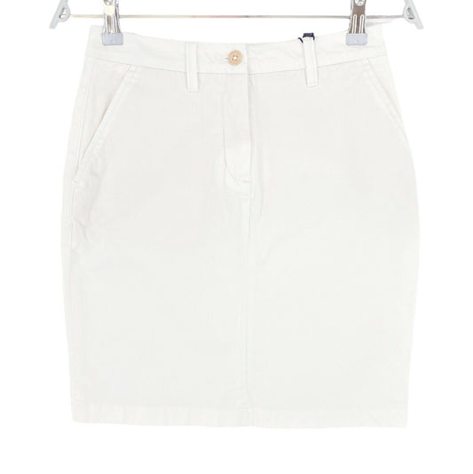 GANT White Classic Chino Skirt Size EU 34 UK 8 US 4