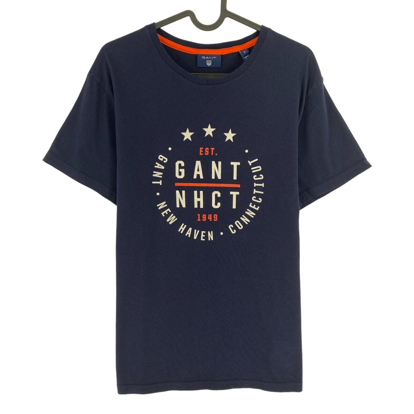 GANT Navy Blue Crew Neck T-Shirt Size M