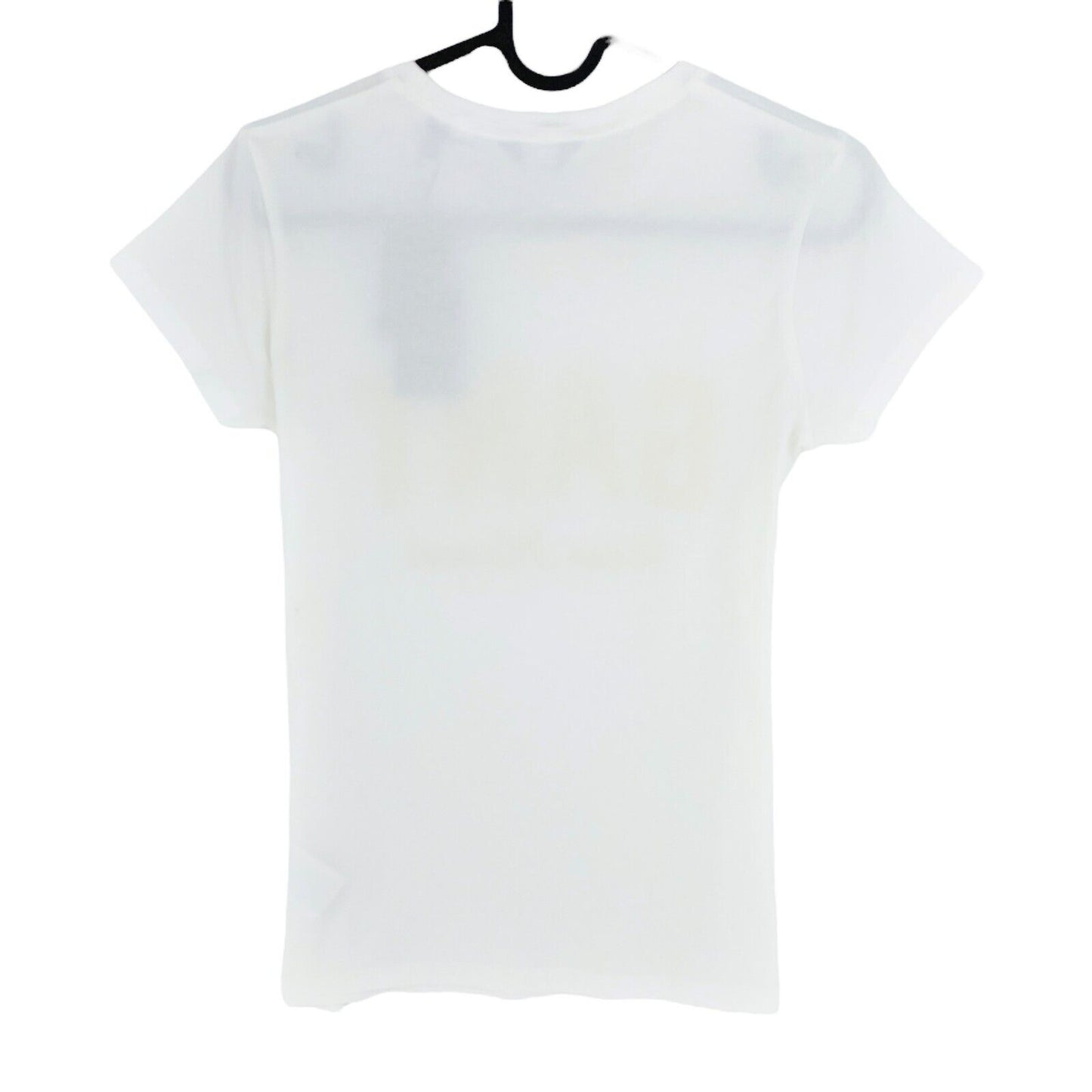 GANT Girls White Shiny Logo Crew Neck T Shirt Size 13 - 14 Years 158/164 cm