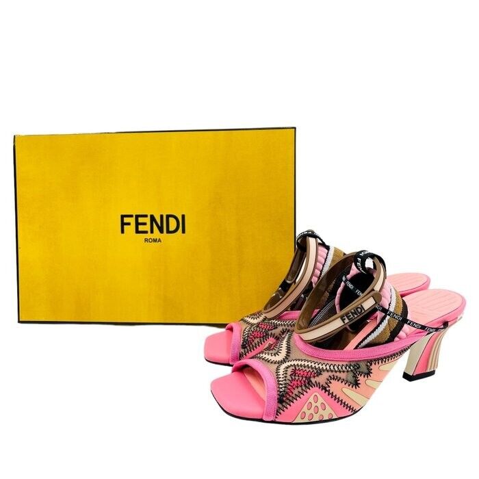 FENDI Pink Pumps High Heel Shoes Size EUR 35 US 5 UK 2