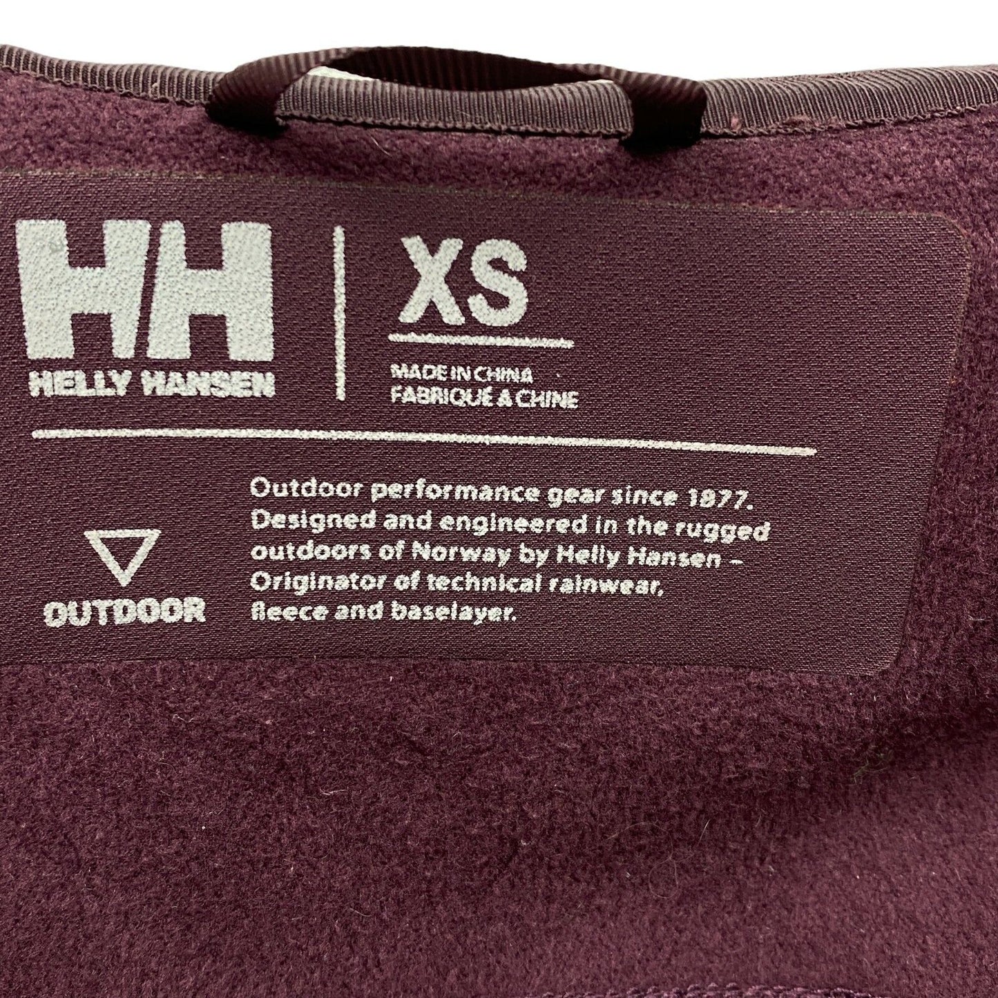 HELLY HANSEN EKOLAB Purple Jacket Size XS