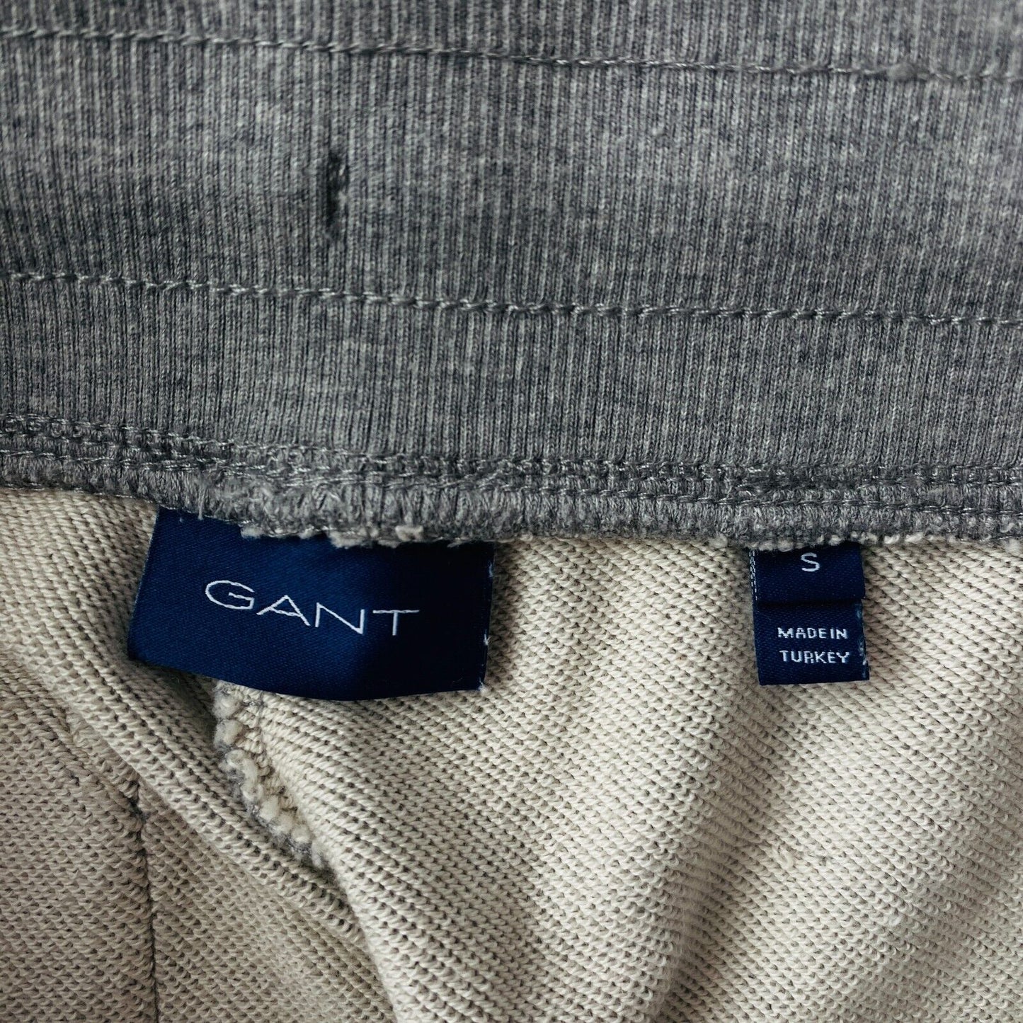 GANT Mens Grey Regular Fit Sweatpants Trousers Size S