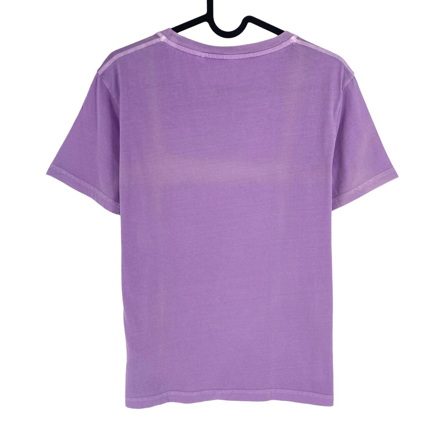 GANT Women Light Purple Sun Faded Crew Neck T Shirt Size M