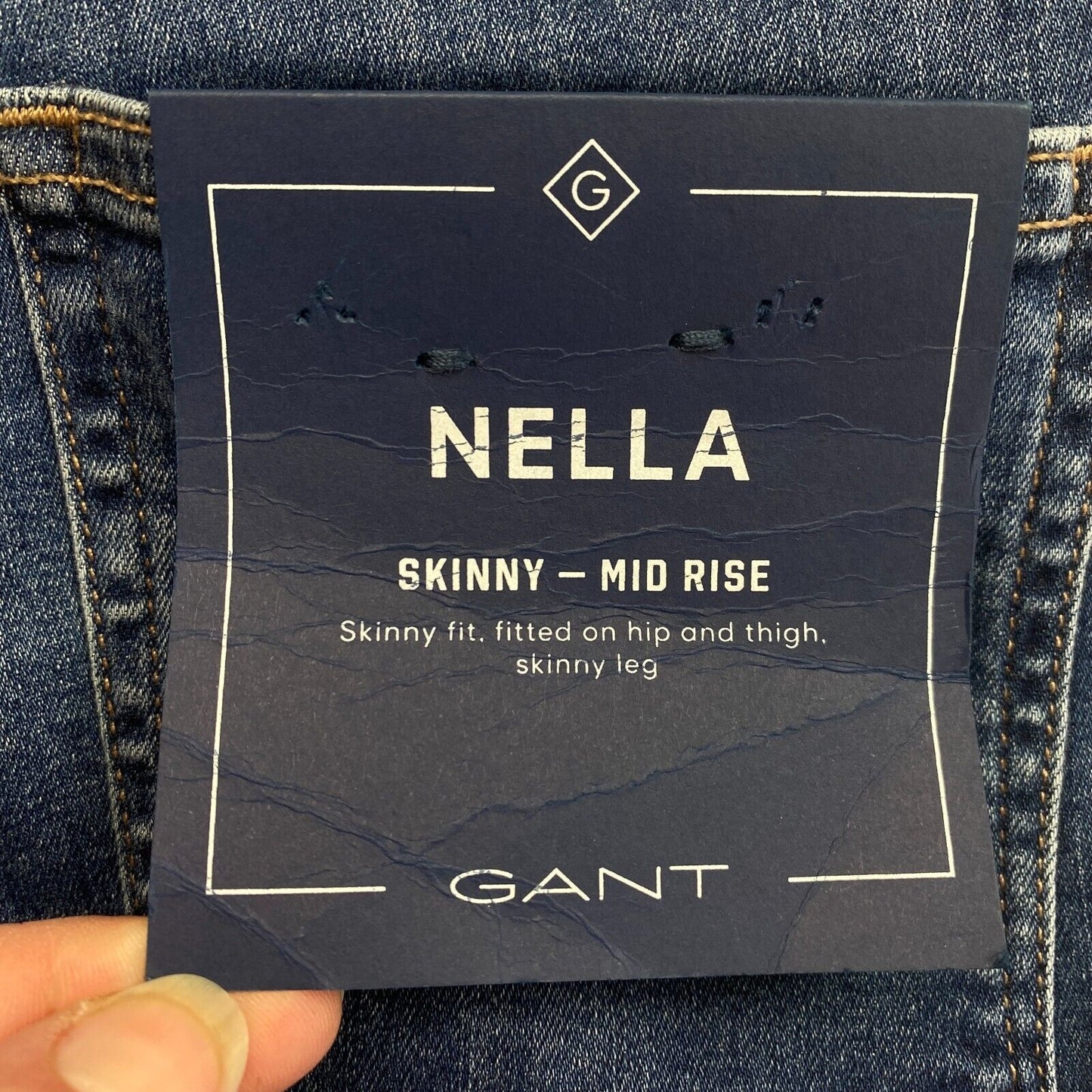 GANT NELLA Women Blue Skinny Jeans Size XS