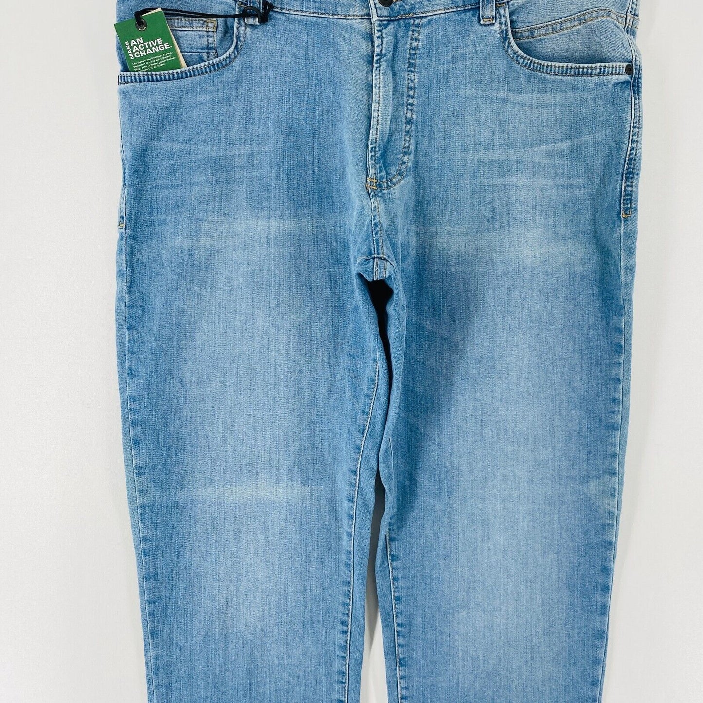 Camel Active HOUSTON Mens Blue Regular Straight Fit Jeans Size W36 L30