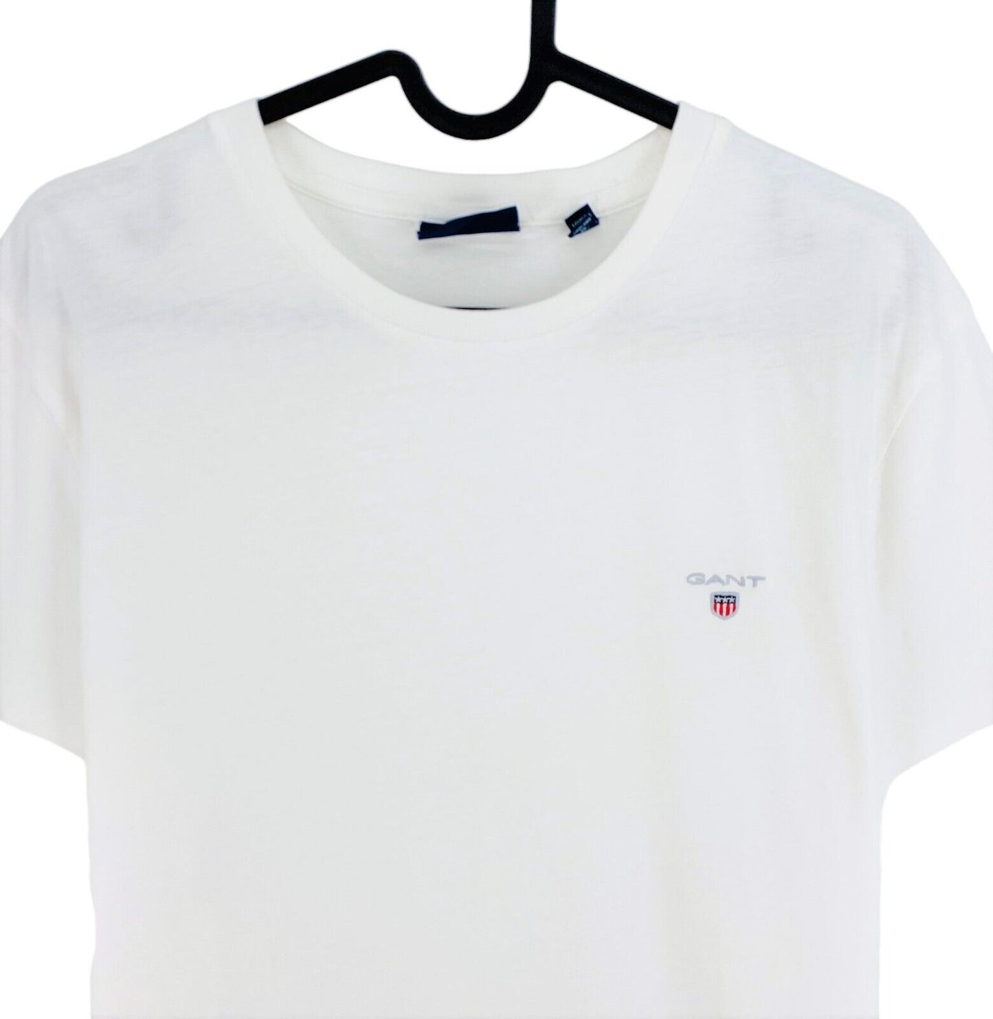 T-shirt GANT Original blanc à col rond taille S