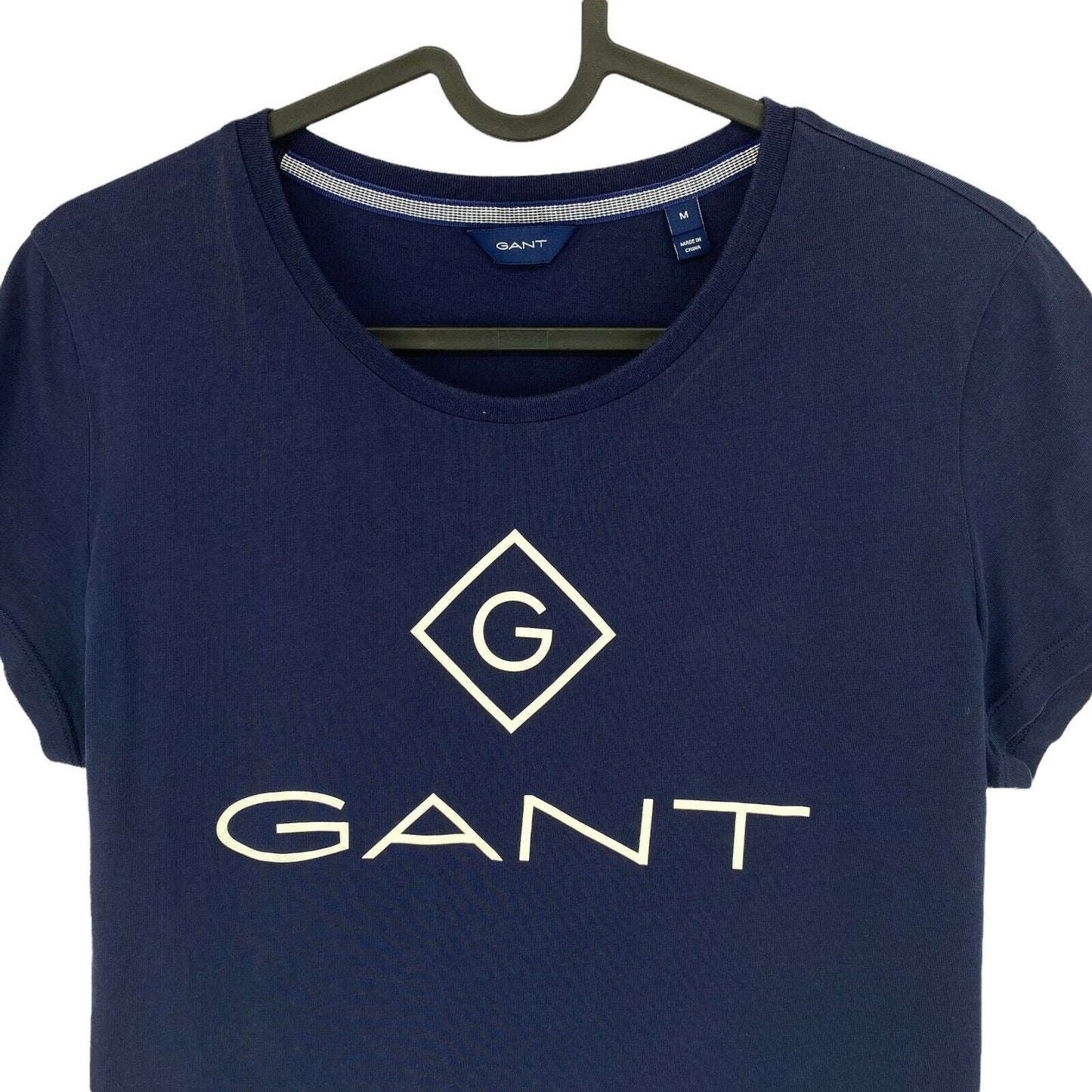 GANT Navy Blue Lock Up Crew Neck T Shirt Size M