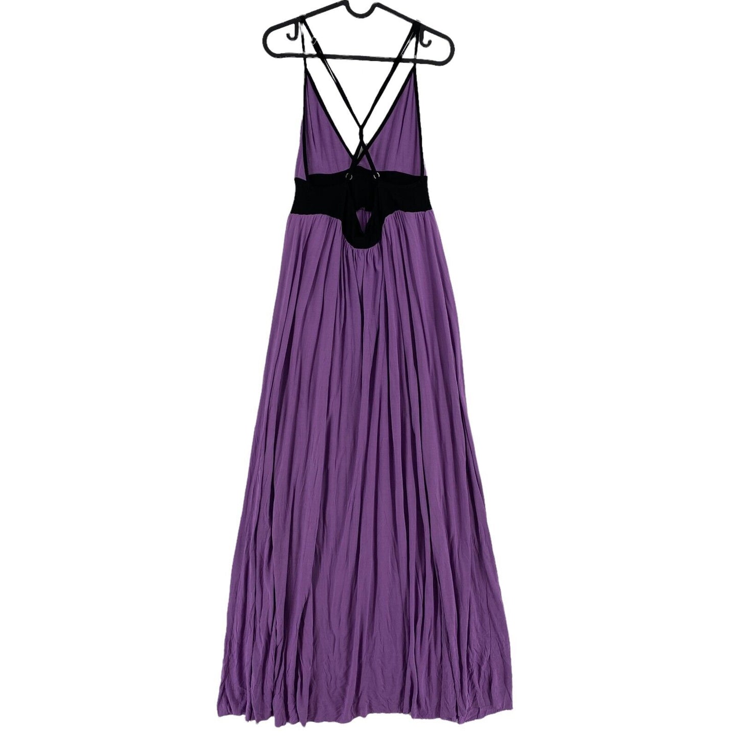 RELIGION Purple Sleeveless Deep V-Neck Tank Maxi Dress Size 2 / M