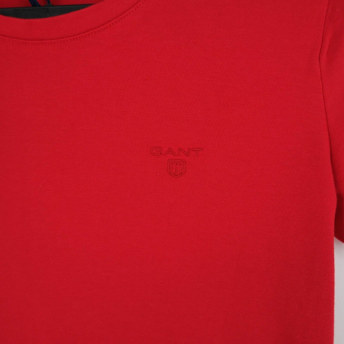 GANT T-Shirt mit Rundhalsausschnitt, Rot, Größe XS