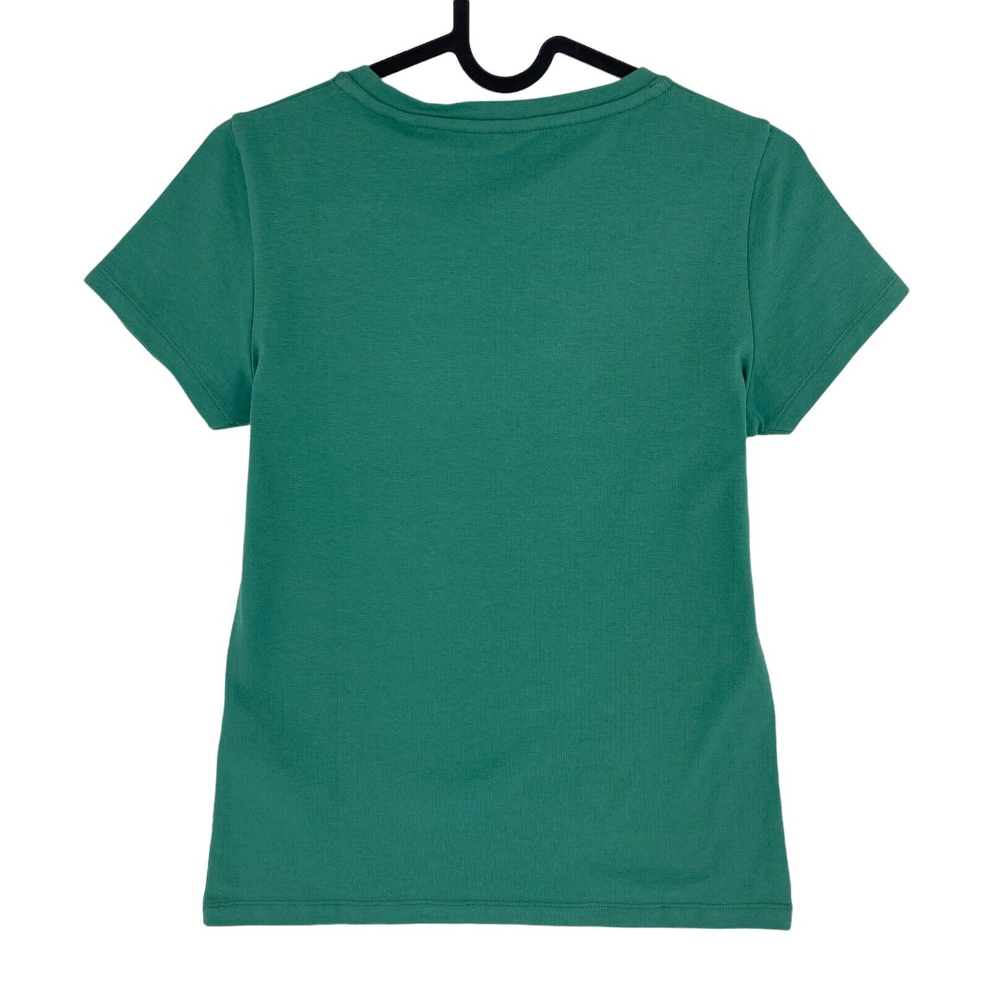 GANT Dark Green Cott/Ela Crew Neck T Shirt Size XS