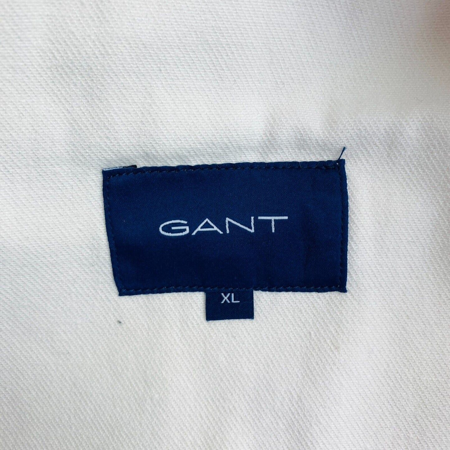 GANT Women White Garment Dyed Shirt Jacket Size XL