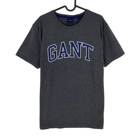 GANT Dark Grey Arch Outline Crew Neck T Shirt Size L