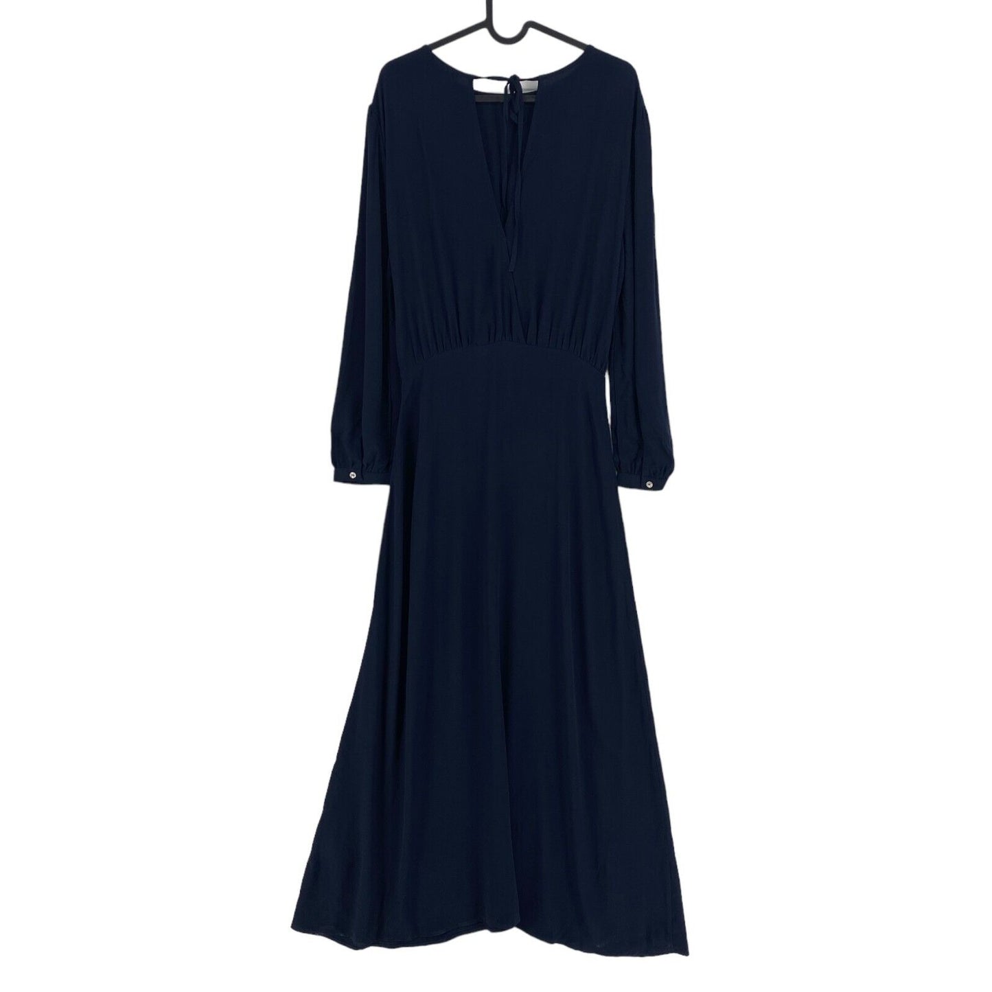 GANT Navy Blue Long Sleeves Pleated Dress Size EU 36 UK 8 US 6