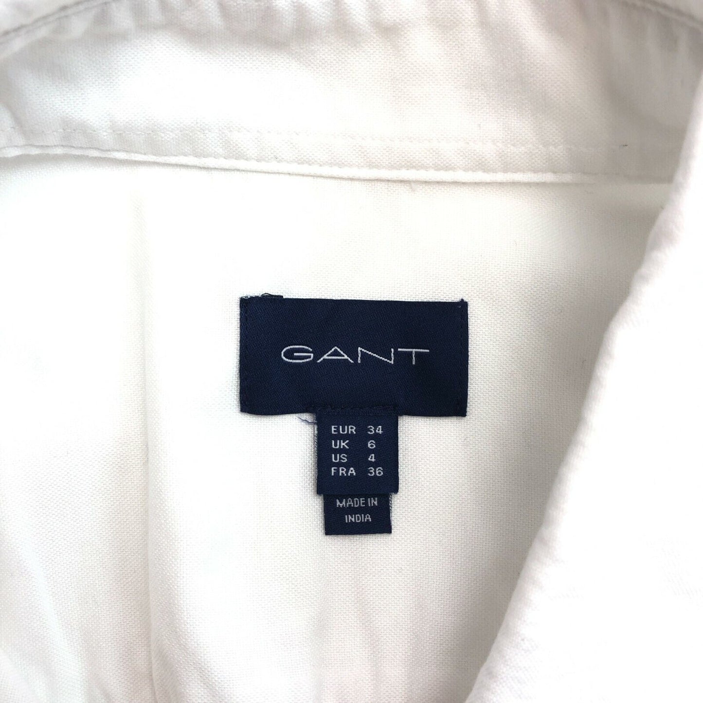 GANT White Long Shirt Size EU 34 UK 6 US 4