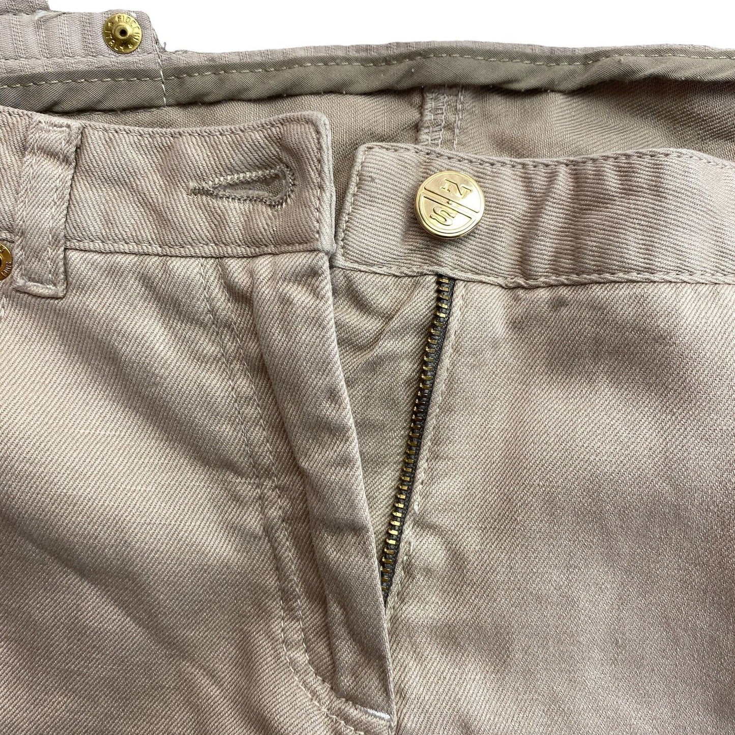 NORTH SAILS Light Brown Cotton Linen Tapered Pants Trousers Size 42 W30 L32