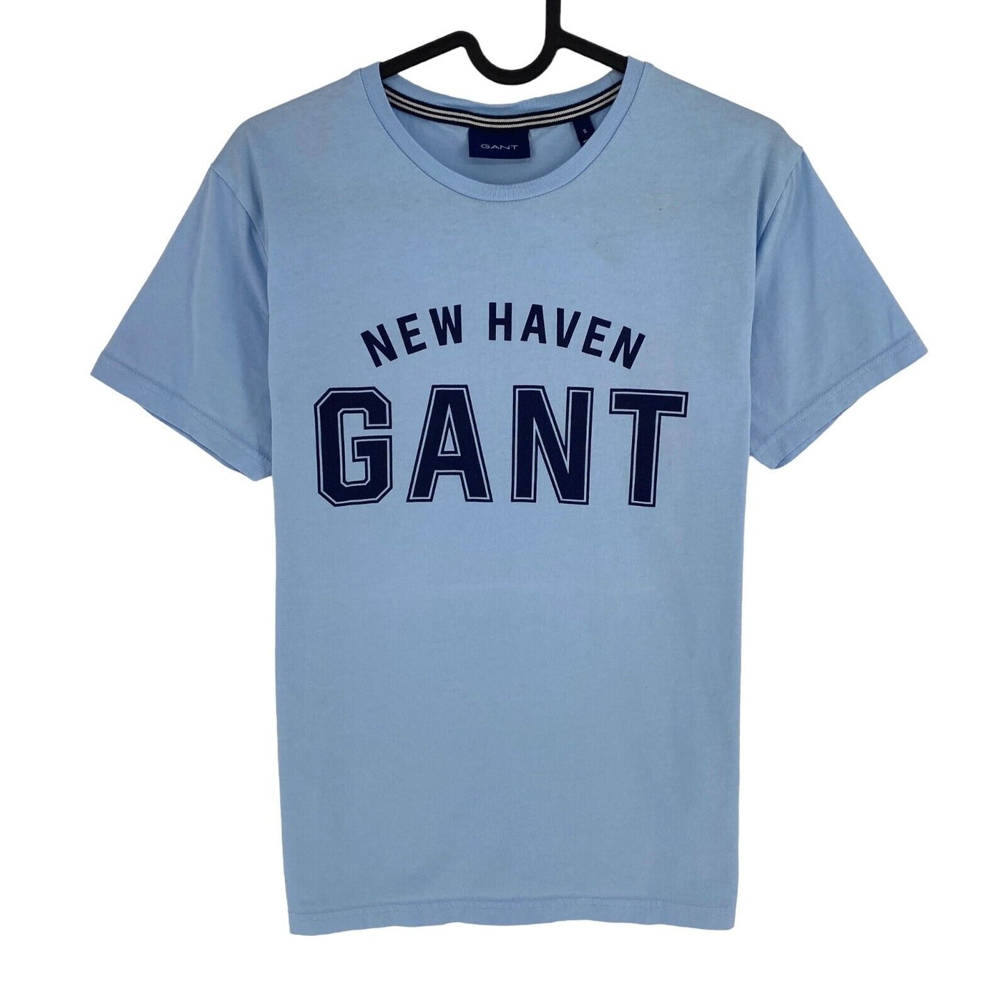 GANT Men Blue Logo Crew Neck Short Sleeves T Shirt Size S