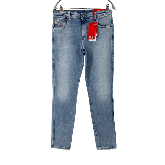 Diesel 2015 BABHILA Femmes Bleu Taille Moyenne Skinny Fit Jeans En Détresse W30 L32